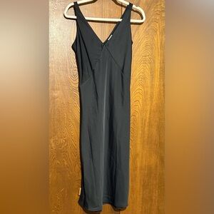 Target Black V-Neck Midi Dress